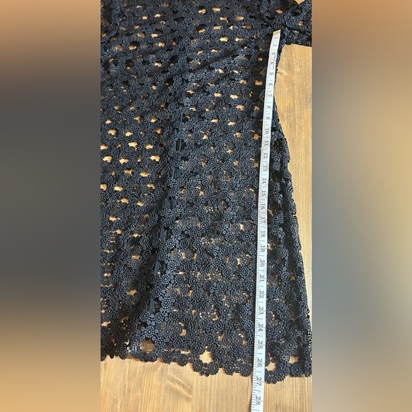 N/Nicholas Revolve Black Lace Crochet Dress Cocktail Witchy Whimsigoth Sexy - Picture 14 of 14